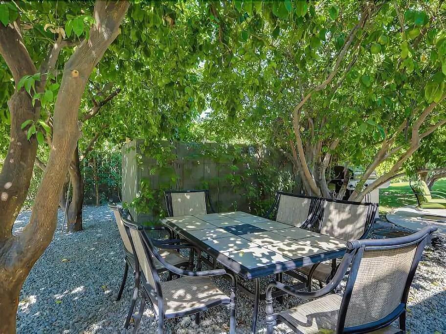 Serene 4 Bed 3 Bath Heated Pool Natural Backyard Heart Of Палм Спринг Екстериор снимка